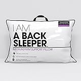 i am a back sleeper pillow