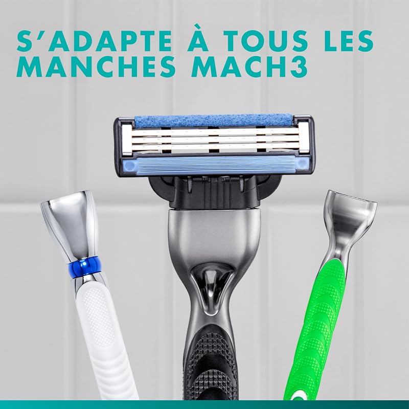 Lames de Rasoir Homme Mach 3, Pack de 24