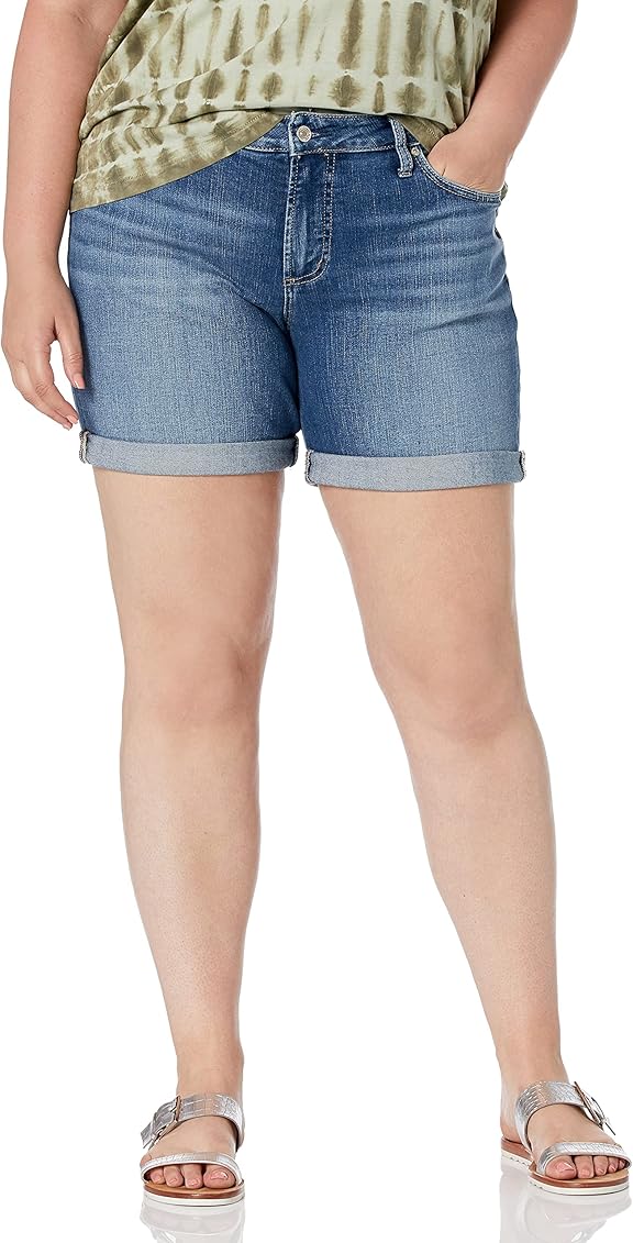 levi jean shorts plus size
