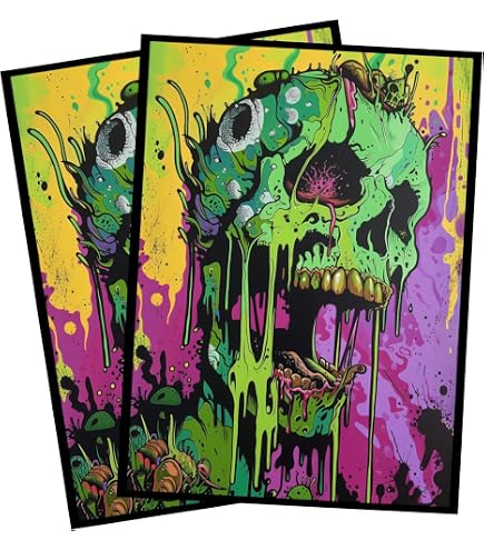 NEO SLEEVES　ZOMBIE　ゾンビ　スリーブ Amazon.com: (Zombie V1) 100% Hand-Drawn 100ct Textured Matte TCG