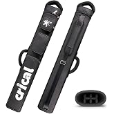 CRICAL Pool Cue Case 2x4 Hard Pool Stick Case Holds 2 Butts and 4 Shafts for Adults Billiard Cue Case with Soft Shoulder Straps