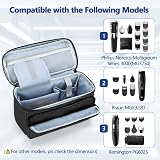 CURMIO Men Grooming Kit Bag Portable Travel Case for Electric Shaver Clipper view 3
