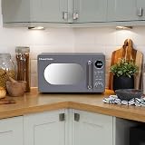 Russell Hobbs Retro 20L Grey Microwave 800W 8 Auto Cook 5 Power Levels view 2