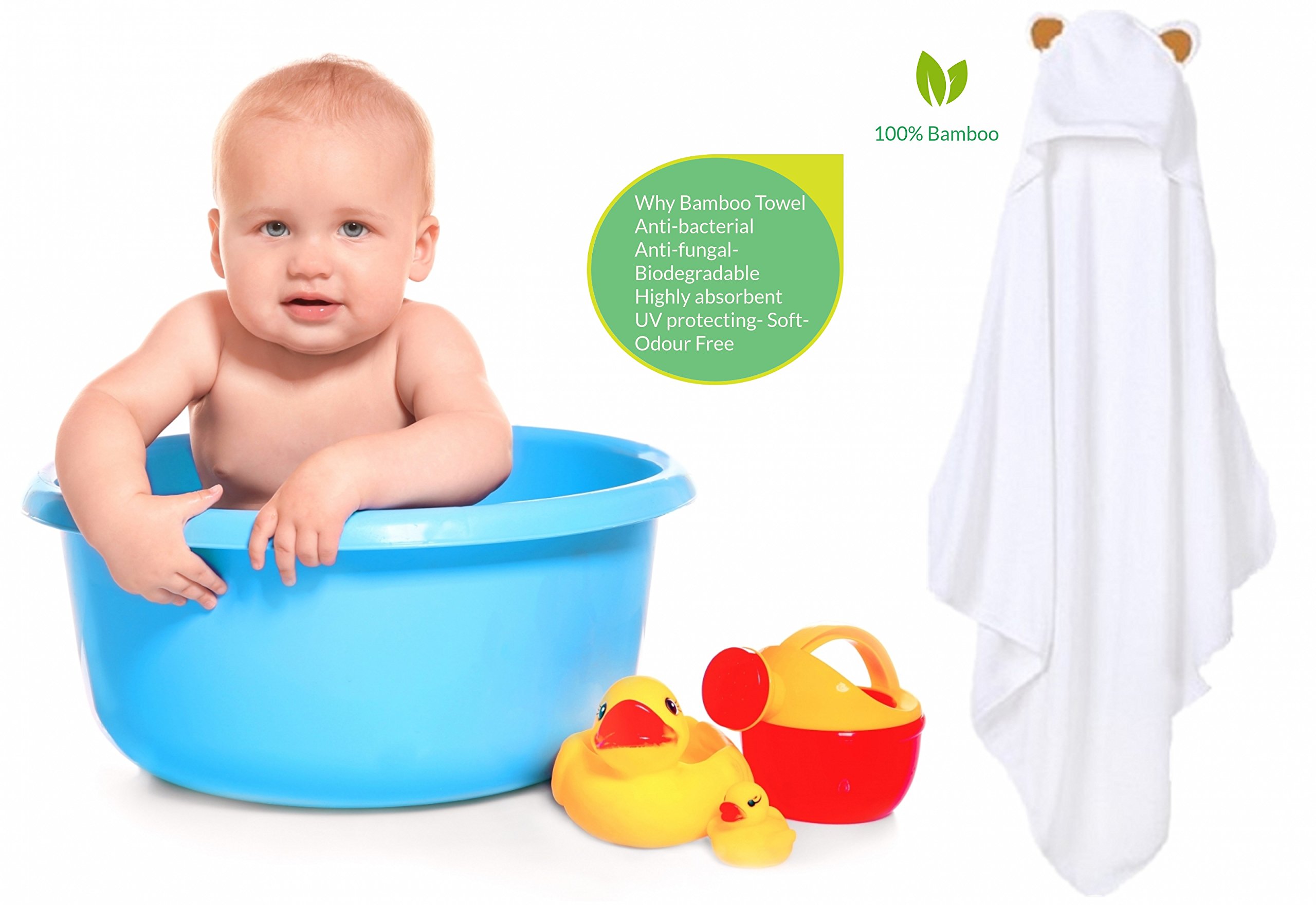 Baby Hooded Towel Washcloth White Crib Pampers Swaddlers Wrap Blanket for Newborn infant Toddler Kids Girl Boy|Bathtub Bubble Outfit Suit Set|Hoodie Shower Swaddle Set for Travel,beach,Swim Nursery