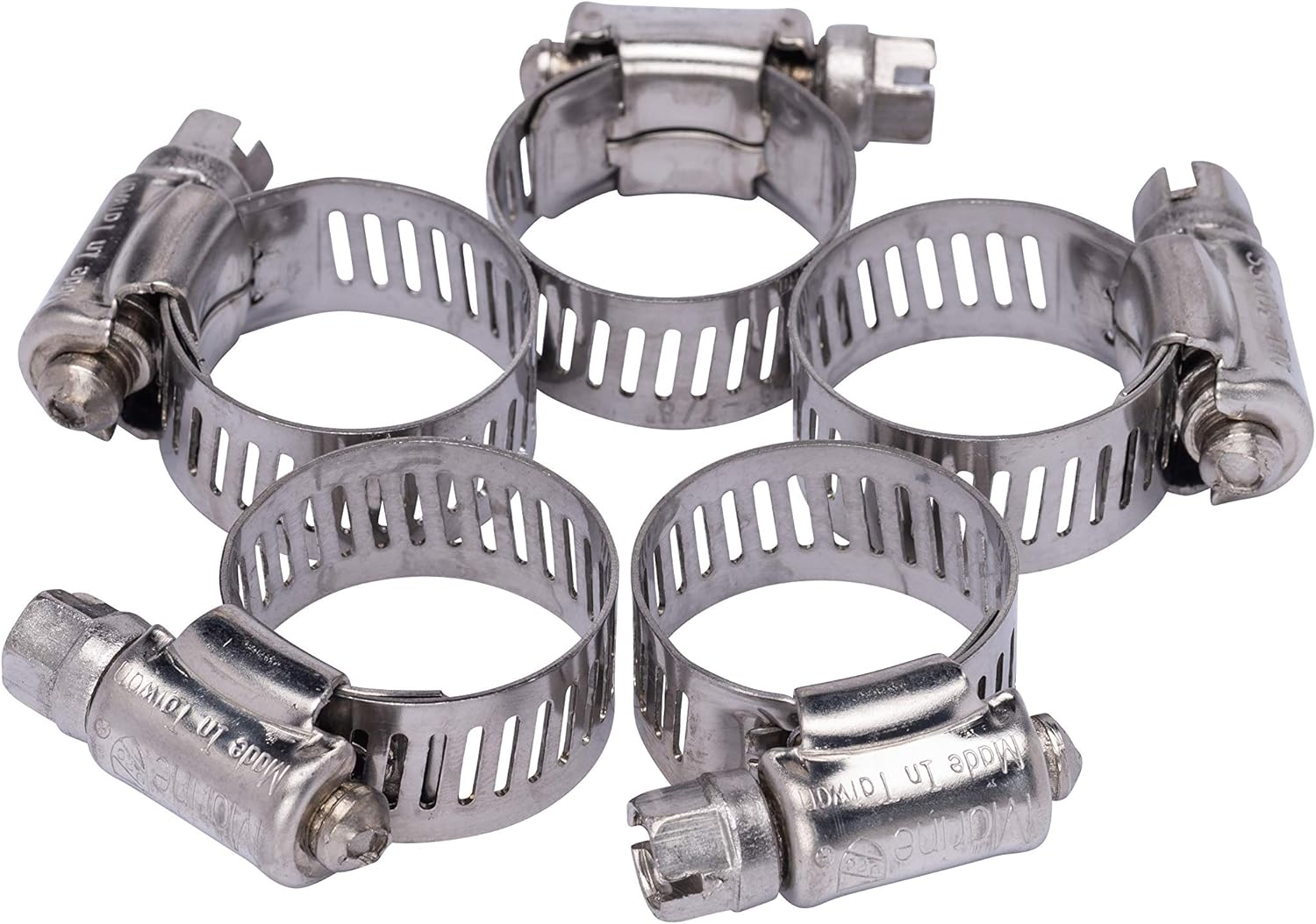 21/2 to 31/2 Diameter Stainless Hose Clamp 300 SS 188 S/S 10pc 48 9