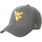 NCAA West Virginia Mountaineers Mens Adjustable Scholarship Hat Charcoal, West Virginia Mountaineers Charcoal, Adjustable, One size