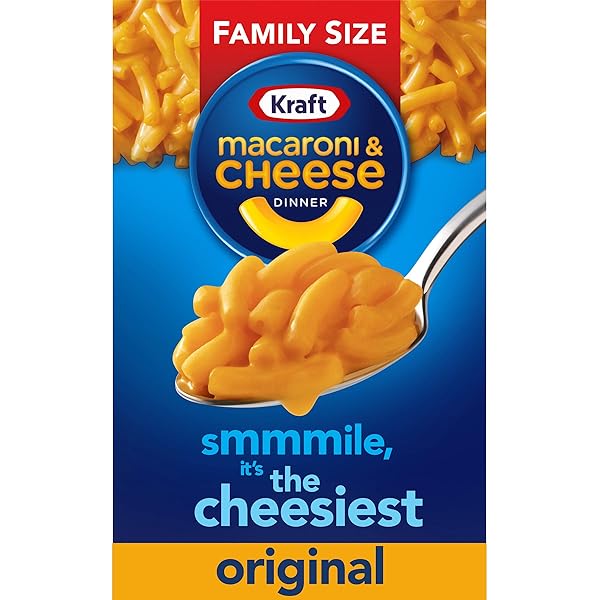 KRAFT ORIGINAL FLAVOR FAMILY SIZE MACARONI AND CHEESE...