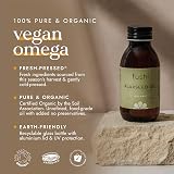 Fushi Organic Flax Seed Oil 100ml Cold Pressed Omega 3 UK Grown Vegan view 2