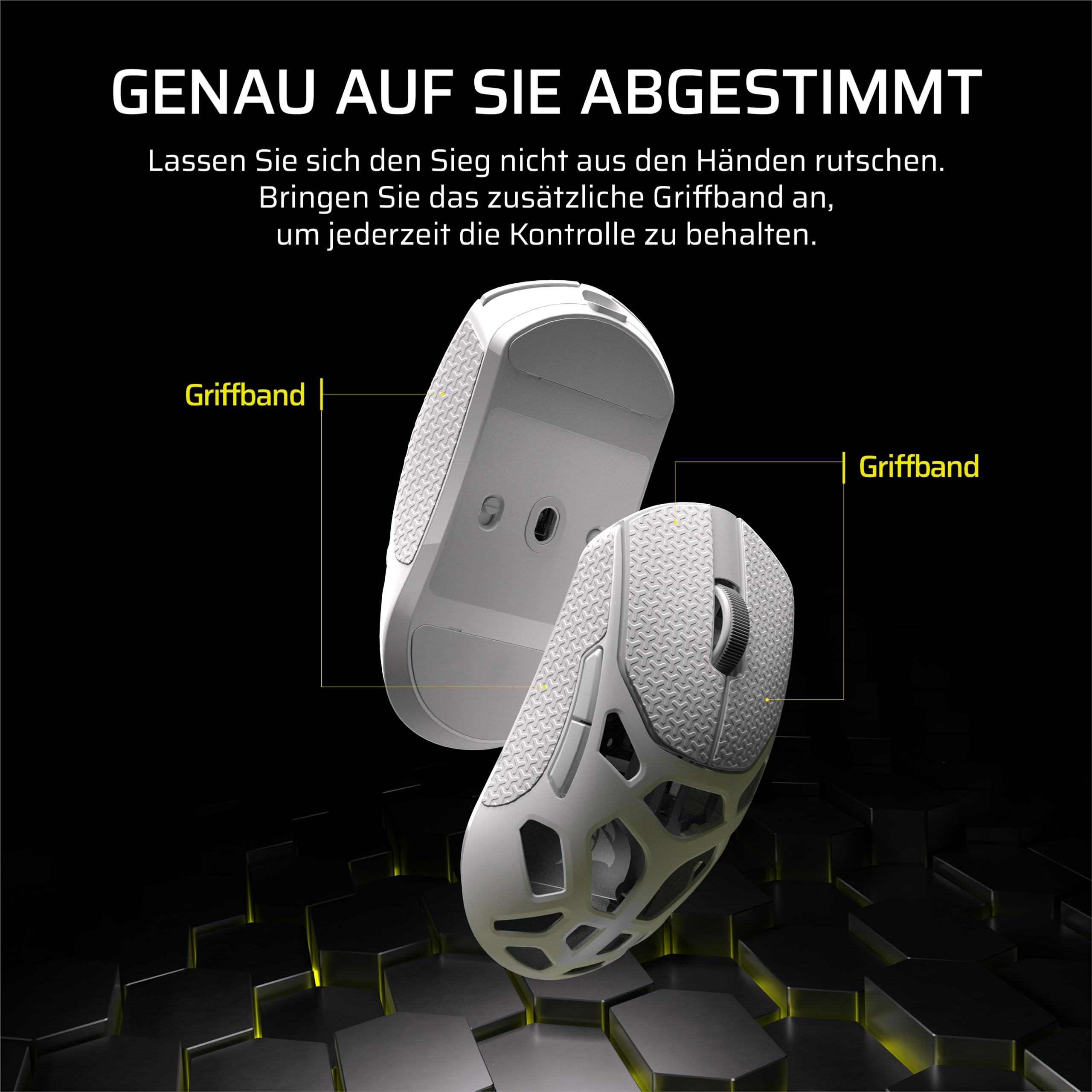 Corsair Sabre v2 PRO Kabellose MG FPS-Gaming-Maus – Weiß 7