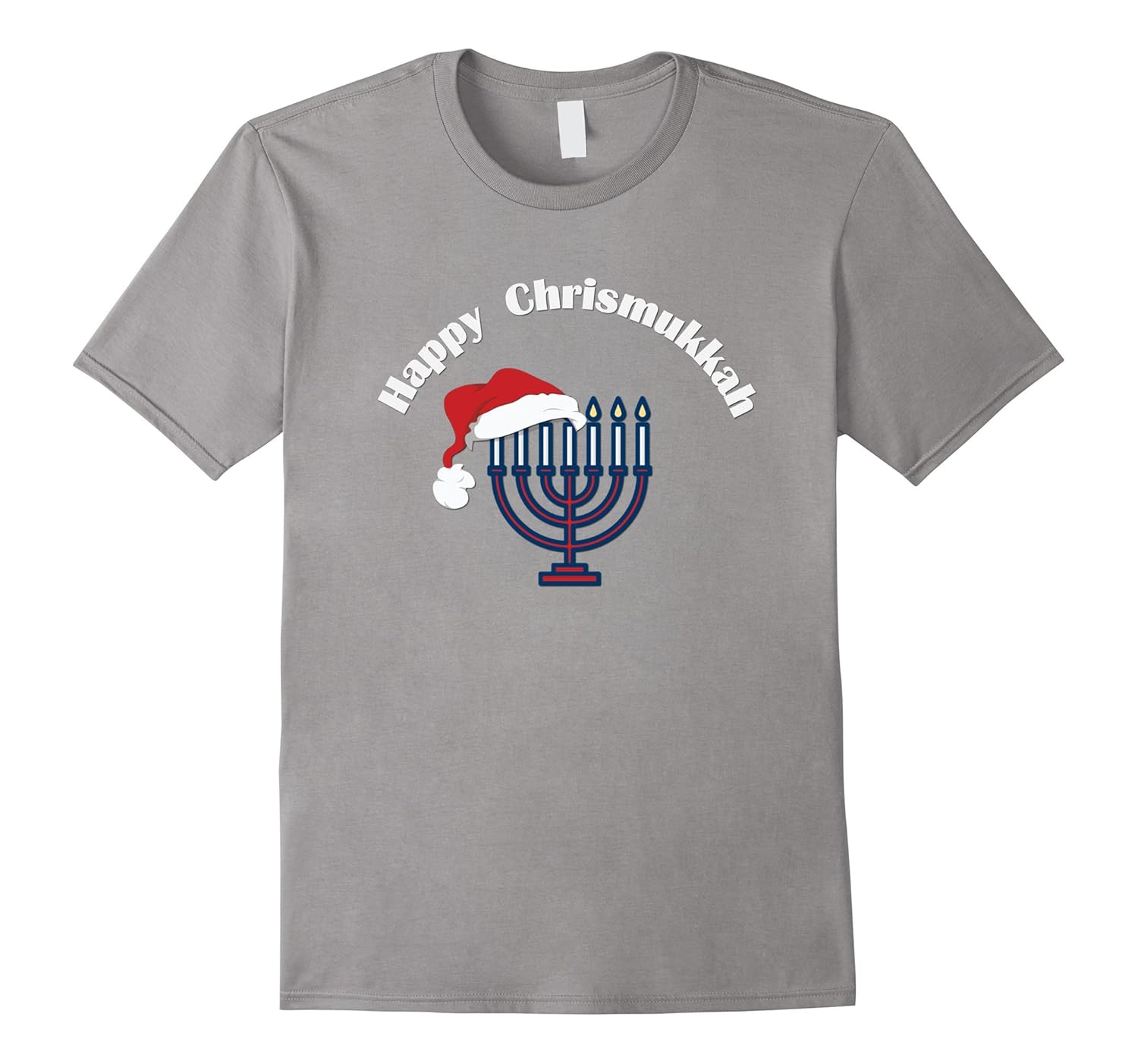 Happy Chrismukkah Celebrate Christmas And Hanukkah T-Shirt-ANZ