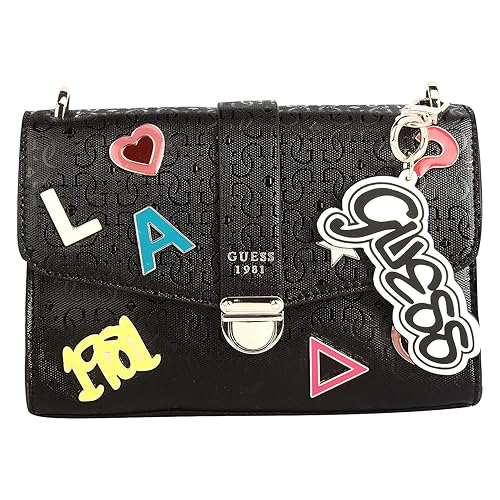 guess 1981 black purse