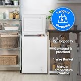 Abode 99L Freestanding White Chest Freezer A99CF0E1W view 5