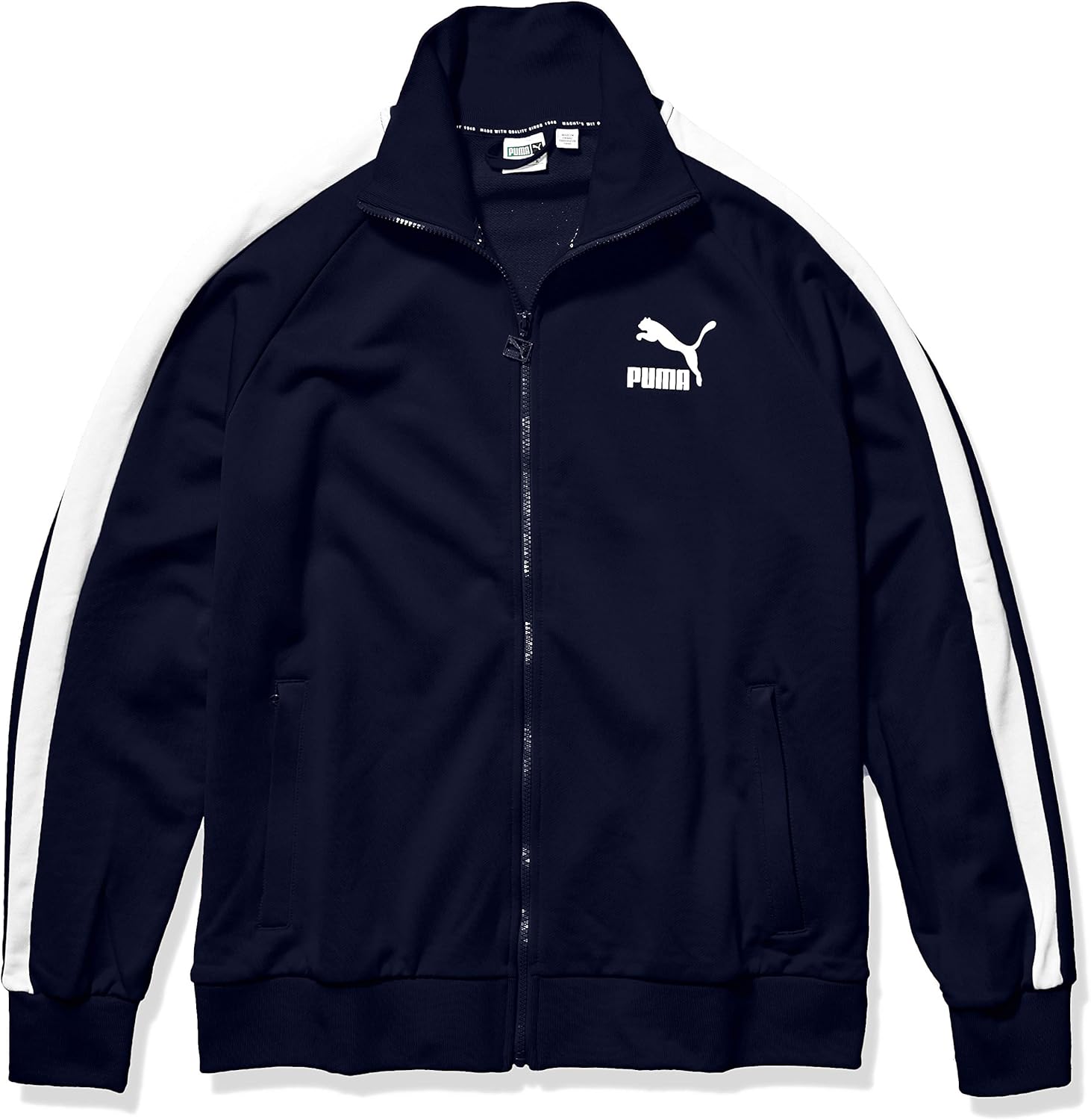 puma t7 track jacket peacoat