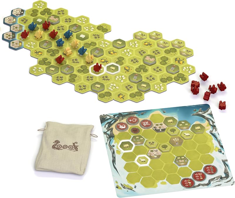 - LOOOT - Jeu de stratégie Familial - Dès 10 Ans, [Inf] Tons Naturels (Marron, Gris, Bleu, Vert) — photo 4 sur 8