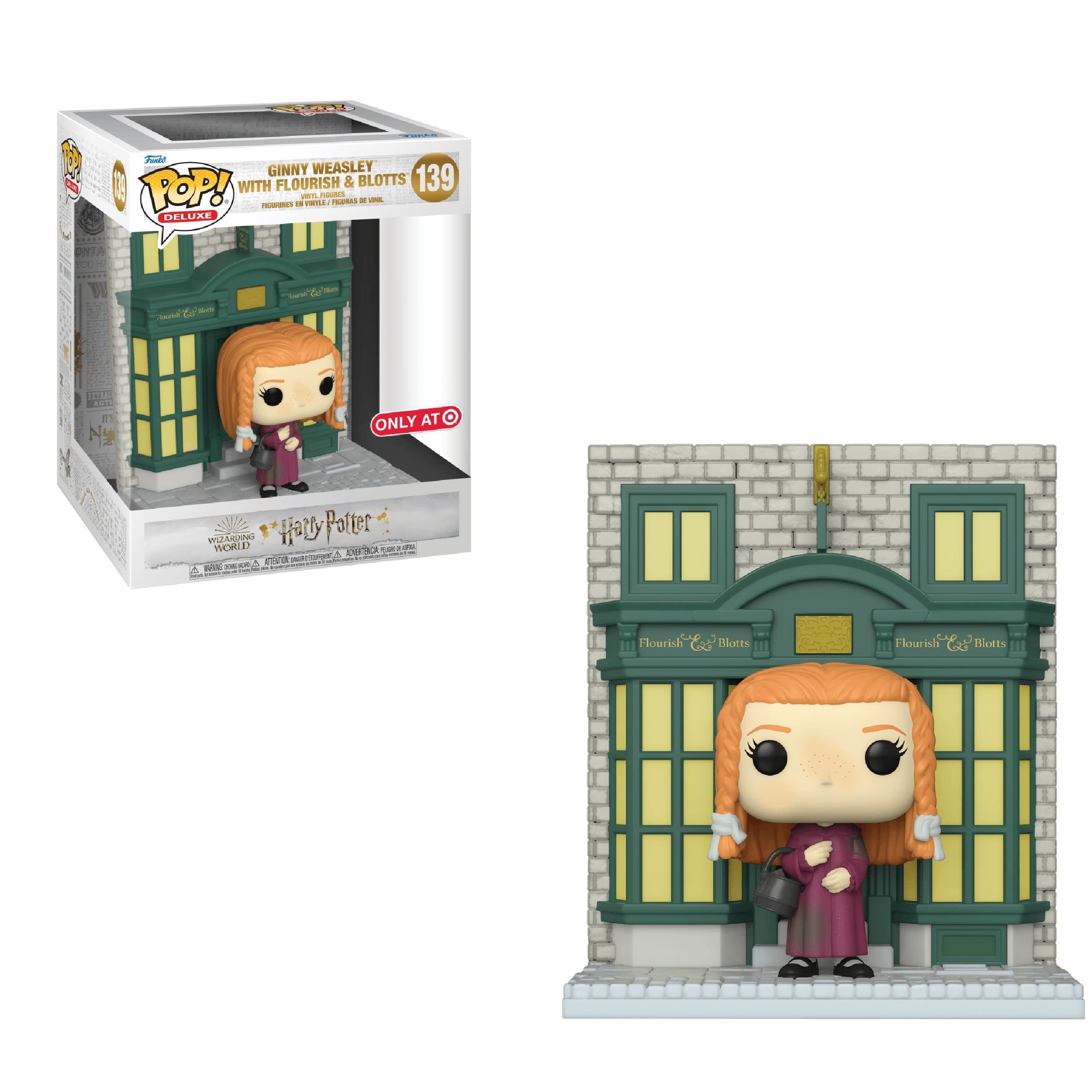 Funko Pop! Deluxe: Harry Potter - Ginny Weasley with Flourish & Blotts (Special Edition) #139 Vinyl Figure