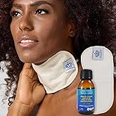 QUEEN OF THE THRONES Castor Oil Pack for Neck - Less Mess, Reusable, Comfort Fit (Pack Only) - Organic Cotton Flannel, Soft S