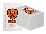 AMZ Biohazard 3 Wall Specimen Bags 8 x 10. Pack of