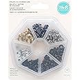 We R Memory Keepers Storage Crop-A-Dile-Eyelets and Case-Metallic (141 Pieces)