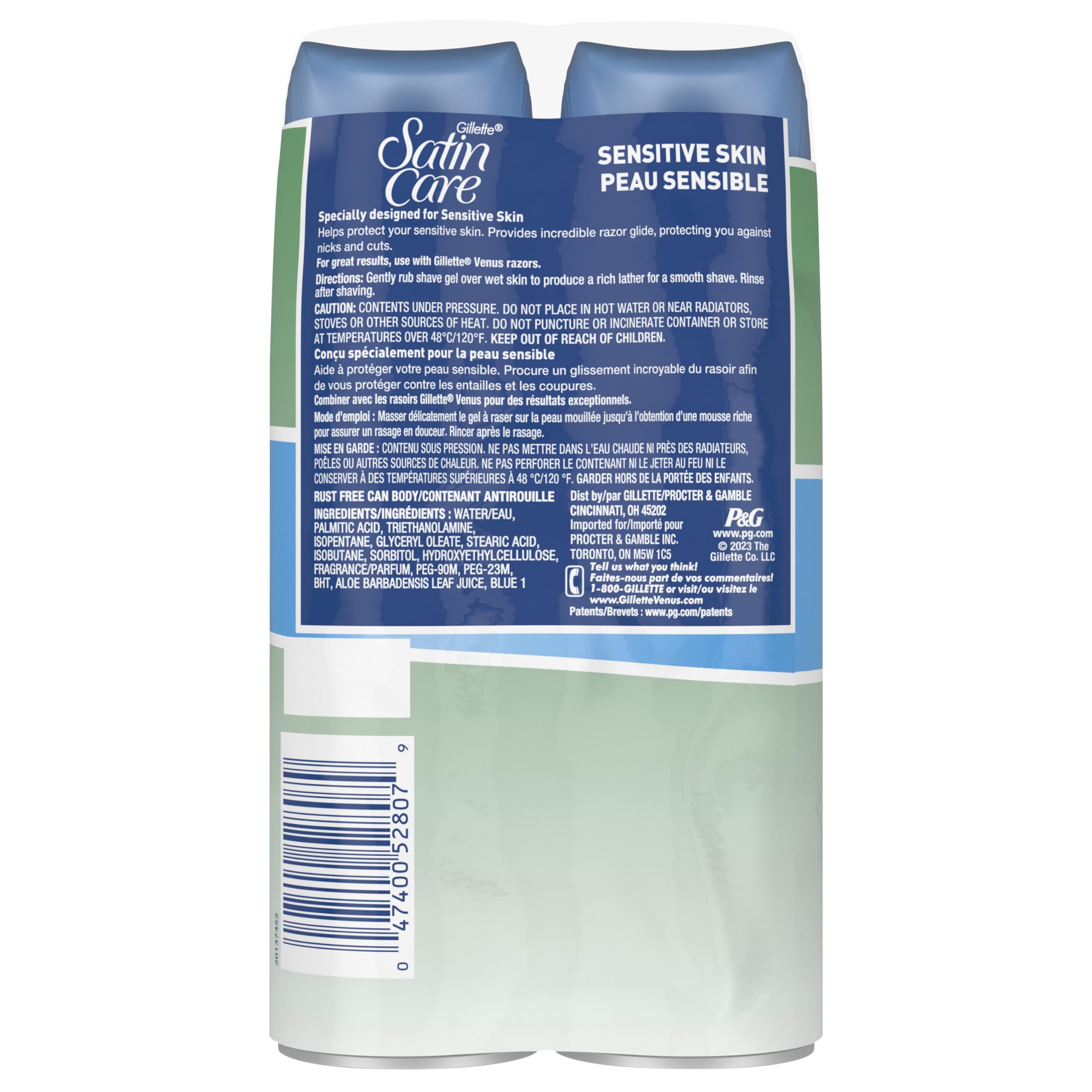 Gillette Venus Satin Care Sensitive Skin Shave Gel