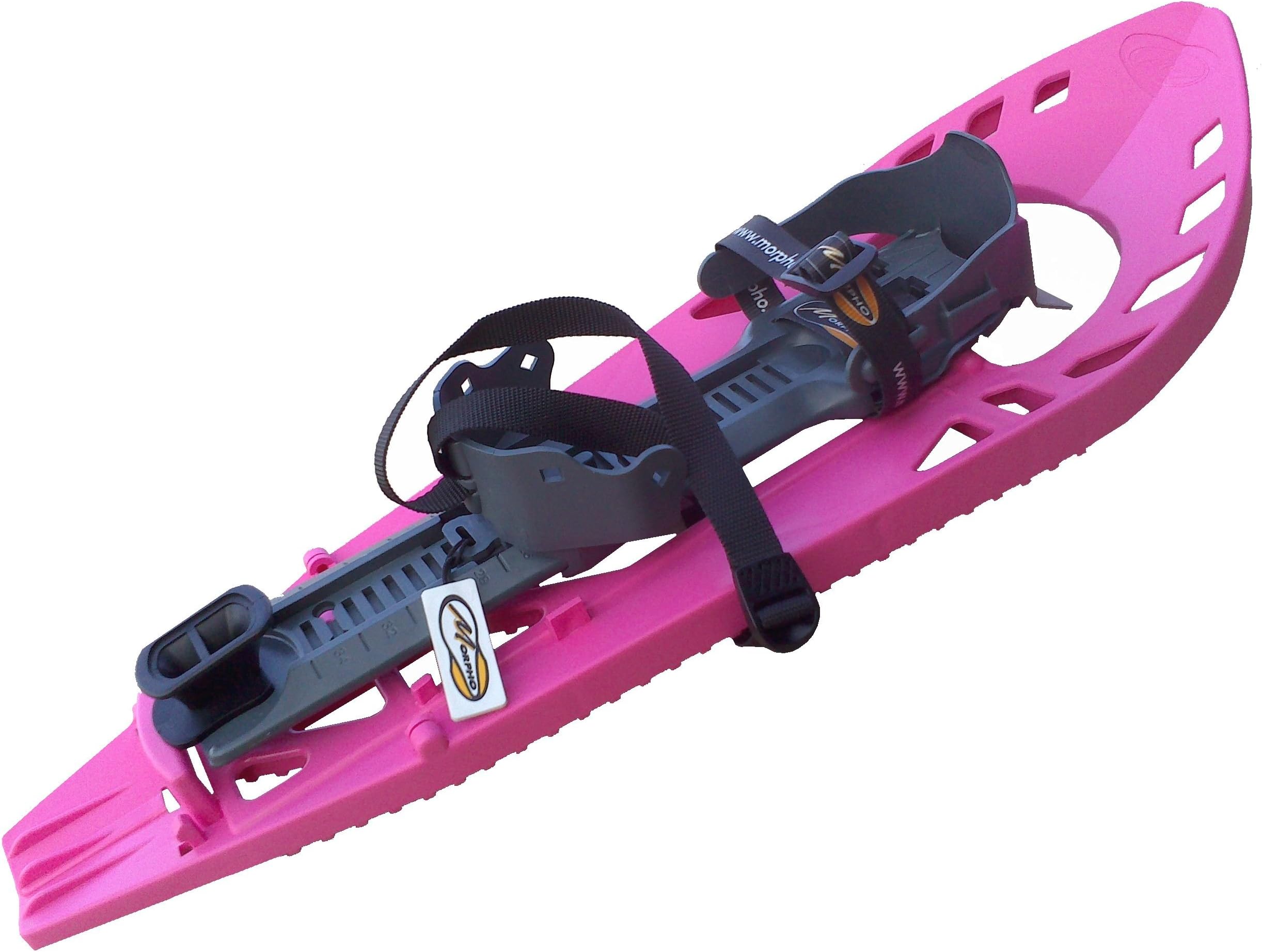 MORPHO Trimo Adult Snowshoes Ultra Light Basic Pair with Buckle, Webbing Type with Ankle Strap