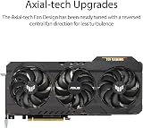 ASUS TUF Gaming RTX 3080 V2 OC 10GB GDDR6X PCIe 4.0 Graphics Card view 3