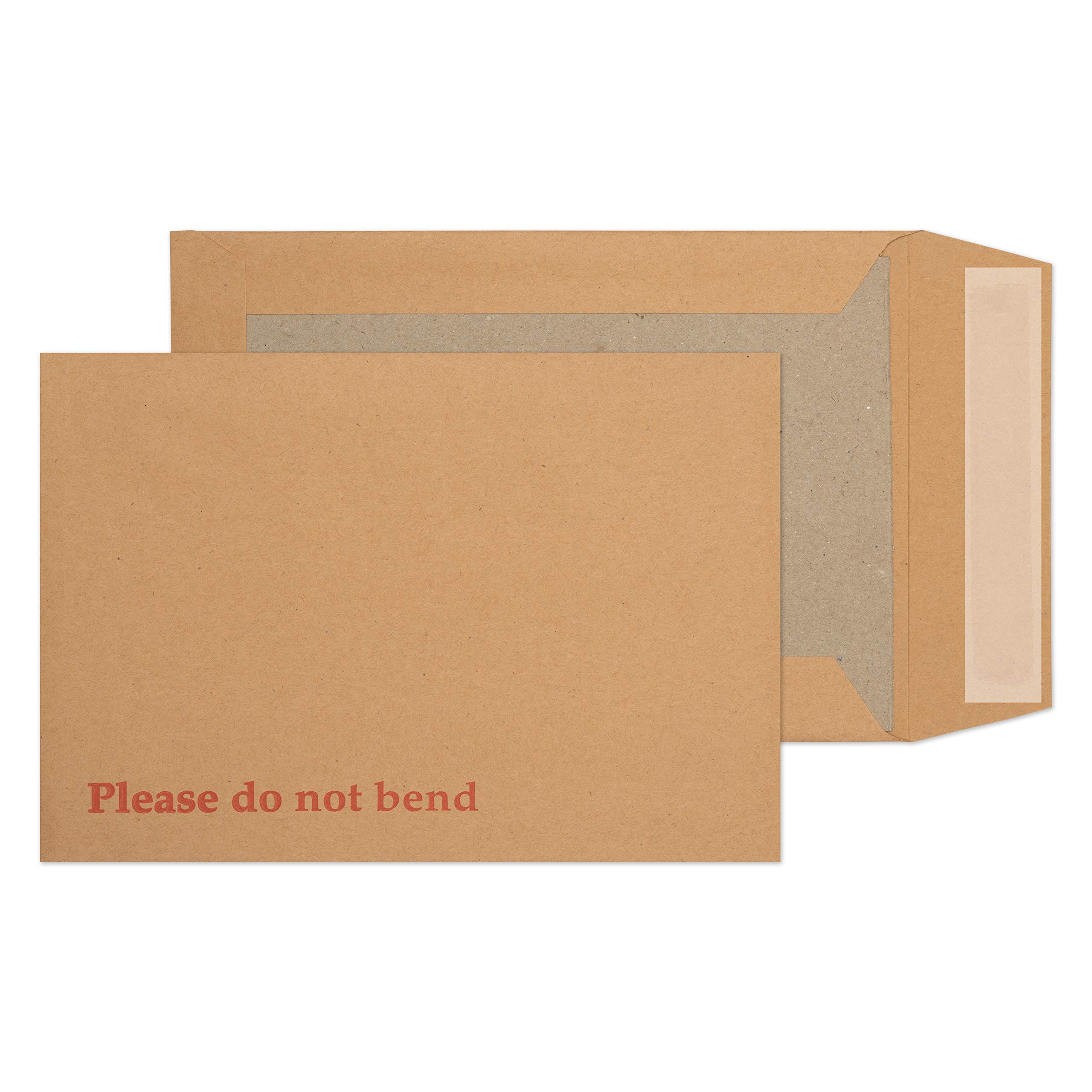 Blake Purely Packaging C5+ 240 x 165 mm 120gsm Board Back Pocket Peel & Seal Envelopes (4112) Manilla - Pack of 125