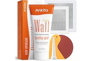 ANKITA Dry Wall Patch Kits, Drywall Repair Kit with Scraper, Fast-Drying Wall Repair Patch Kit, High Strength Small/Large Hole Repair Paste, Wall Patch Repair Kit, Effortlessly & Quickly Repairs Holes, Crack