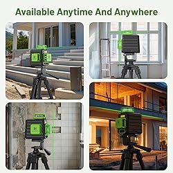 Huepar Laser Level 360 Self Leveling, 3 x