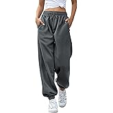 YLDUJ AMUM Women's Sweatpants Casual Drawstring Sweat Pants Workout Athletic Joggers with Pockets
