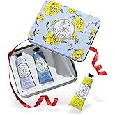 La Chatelaine French Hand Cream Trio Tin, Holiday Gift Set, Hand Lotion for Women, Made in France with 20% Organic Shea Butter (Lavender, Lychee Bilberry & Lemon Verbena or Citrus Fizz) 3 x 1 fl oz