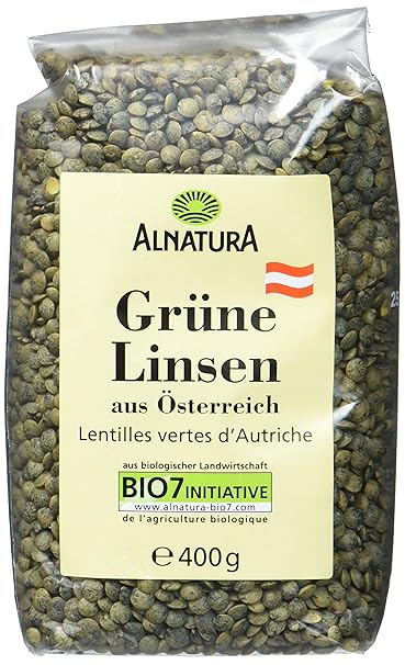 Alnatura Bio Grüne Linsen, 400 g: Amazon.de: Amazon Pantry