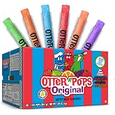 Otter Pops Freezer Pops, Original Variety Pack, 80 Count | 1 oz, Freeze Pops, Six Zippy Flavors, Gluten Free, Fat Free, Bulk Frozen Treats to Keep Freezer Stocked and Cool Down in Heat