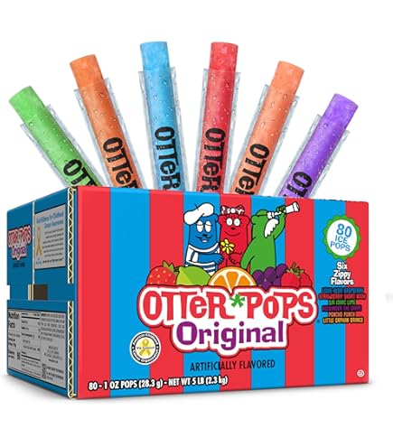 Amazon.com: Otter Pops, Original Assorted Freezer Pops, 1oz Freeze