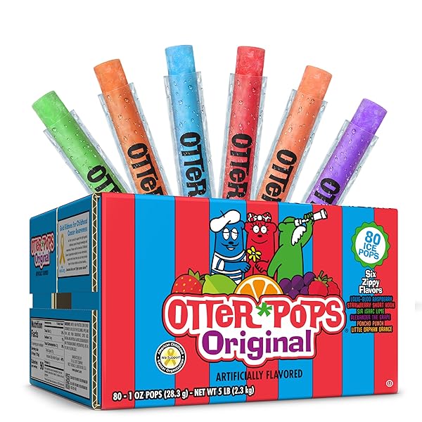 OTTER POPS FREEZER BARS, ICE POPS, ORIGINAL FLAVORS...