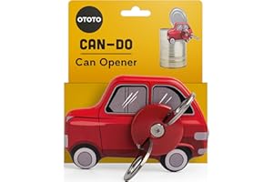 OTOTO Can Do Manual Can Opener - Handheld Can Opener Manual - Easy Grip & Durable Safety Can Opener - Fun Kitchen Gadgets Design, Kitchen Gifts - Small Easy Can Openers - Compact