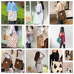 Aphoraeny Corduroy Tote Bag for Women Cute Totes