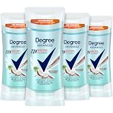 Degree Antiperspirant Deodorant 72-Hour Sweat &amp; Odor Protection Fresh Coconut Deodorant for Women with MotionSense Technology 2.6 oz, Pack of 4
