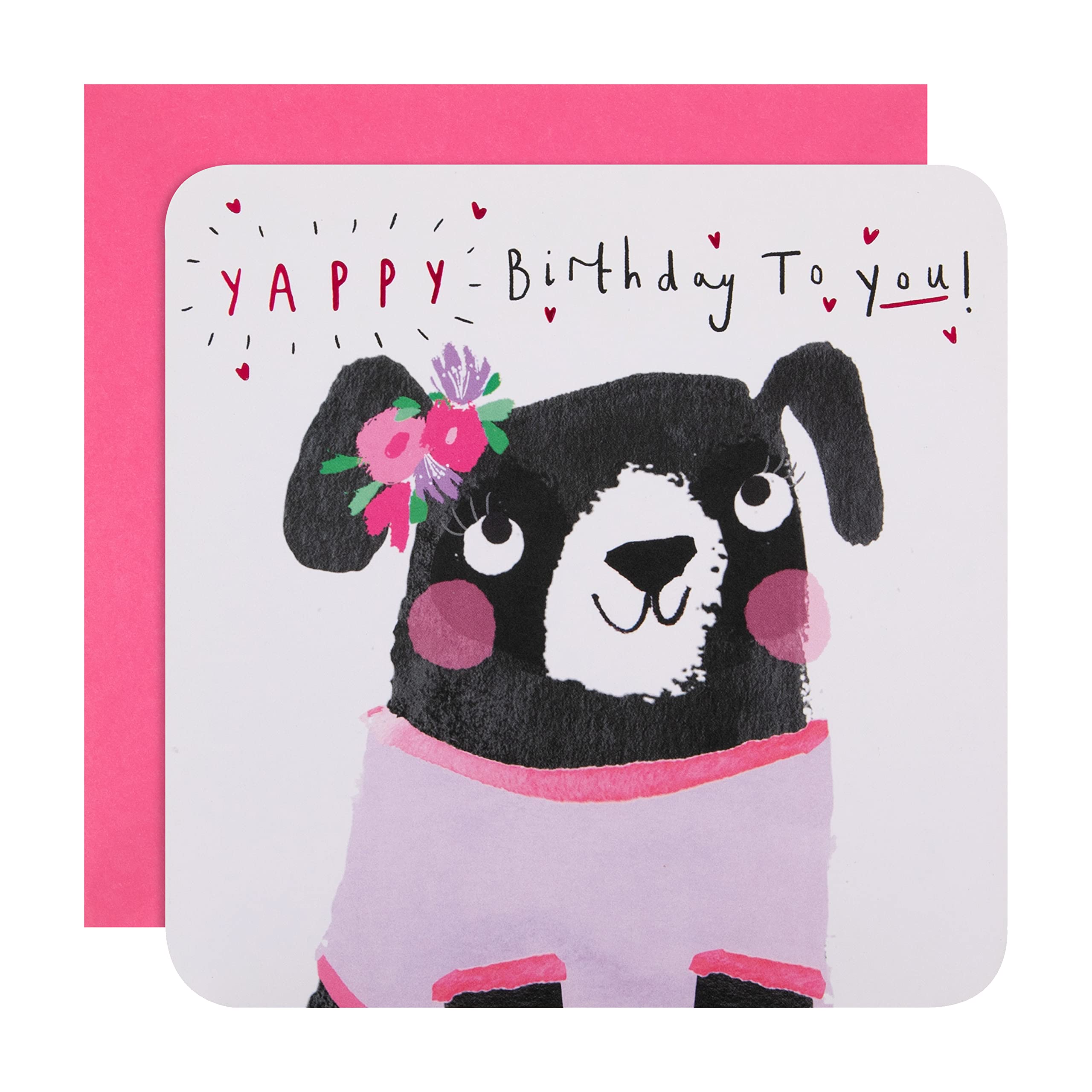 Hallmark Birthday Card - Cute Contemporary Illustrated Design