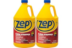 Zep Heavy-Duty Floor Stripper Ammonia Free Concentrate - 1 Gallon (Case of 2) ECZULFFS1282 - Low-Foaming Formula Removes Finish, Polish, and Heavy Buildup on Flooring