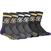 Ultra Game Boys NBA Official Athletic Cushioned Team Crew Socks - 3 Pack