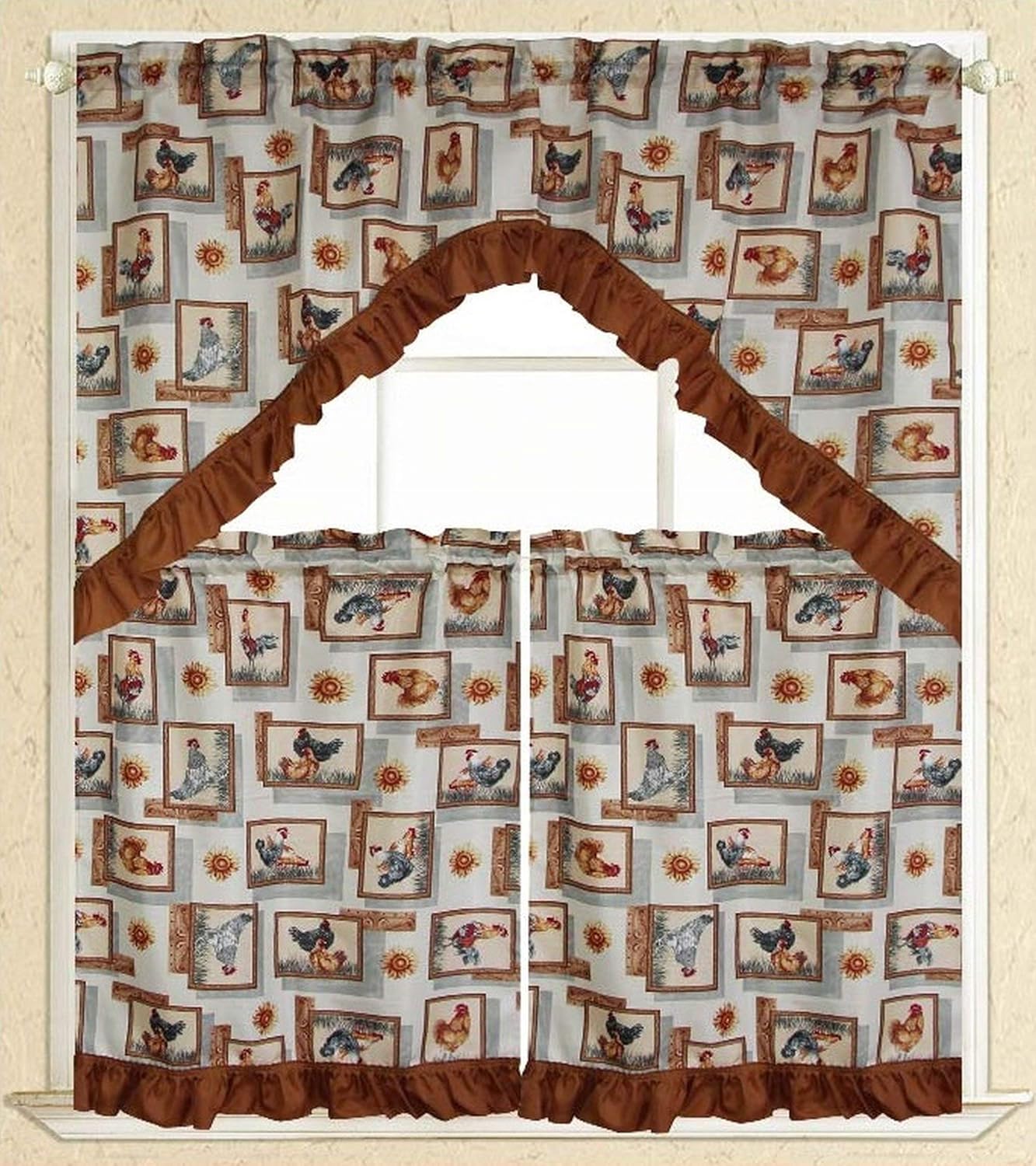 Best Thanksgiving Kitchen Curtains Tier And Valance