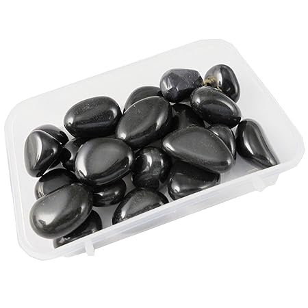 Buy Eshoppee 0 Gm Black Onyx Stone Tumble 100 Natural Genuine Original Tumbled Kit Crystal Healing Gemstones Black Onyx Online At Low Prices In India Amazon In