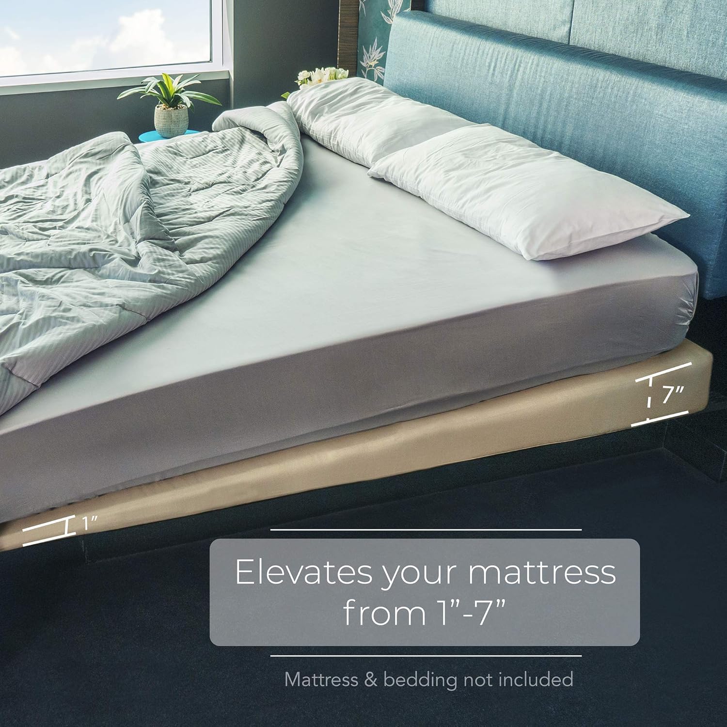 Avana Mattress Elevator with Cotton Cover Under Bed 7