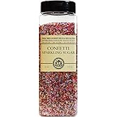 India Tree Rainbow Large Grain Sparkling Sugar, 33 oz | Vibrant Decor for Baking & Cocktail Rims