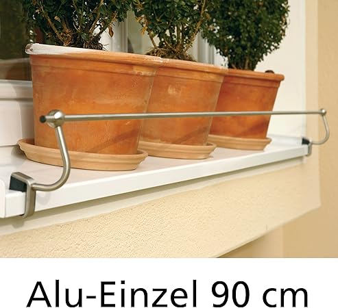 Blumenkasten Halterung 90 Cm Edelstahl F Alu Fensterbanke Montage Ohne Bohren Amazon De Garten