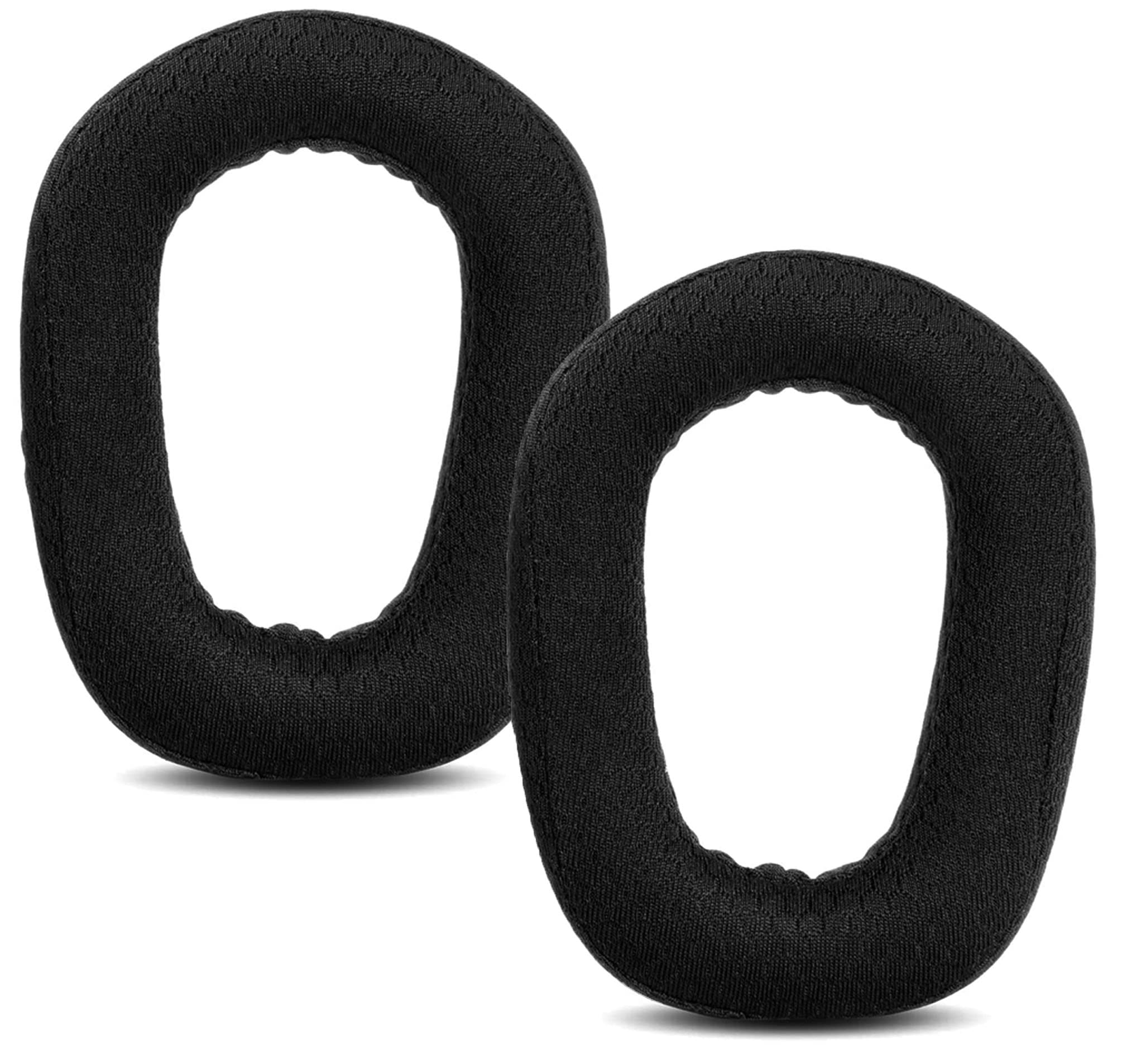 ACCOUTA Replacement Earpads for Logitech G435 Bluetooth Wireless Gaming Headset, Breathable Fabric & Foam, Black, 2 Pack