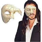 Masquerade Mask For Men Phantom Of The Opera Mask Prom Mardi Gras Haloween Venetian Half Face Mask