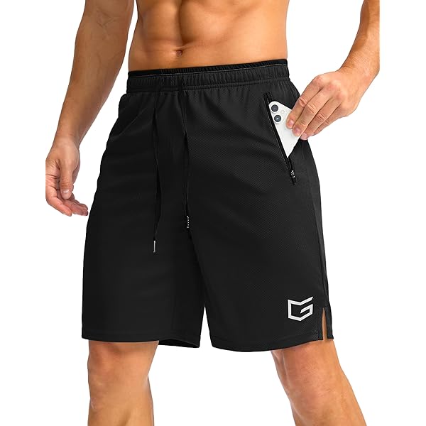 CRZ YOGA Men's Four-Way Stretch Workout Shorts - 7'' Soft