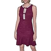 Karl Lagerfeld Womens Sleeveless Stretch Texture Knit Tweed Dress