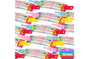 Funeta 30 Pack Valentines Day GiftPop Fidget Friendship Bracelets